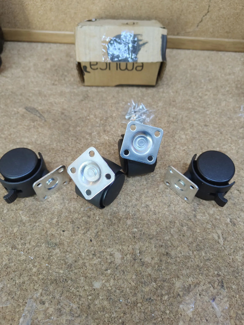 kit de 4 ruedas giratorias 40mm  emuca