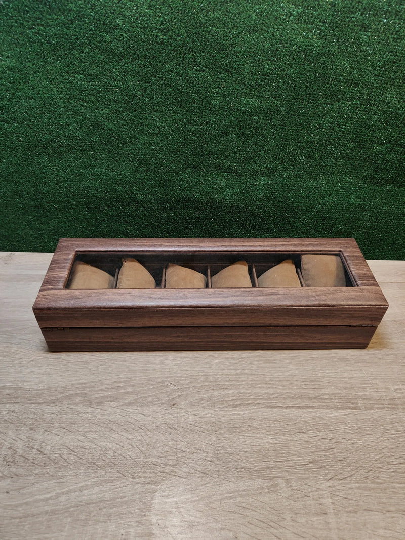 Caja de Relojes con 6 Compartimentos