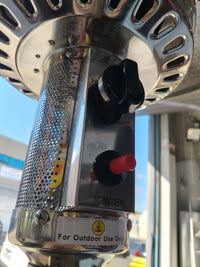 Estufa exterior de gas ajustable