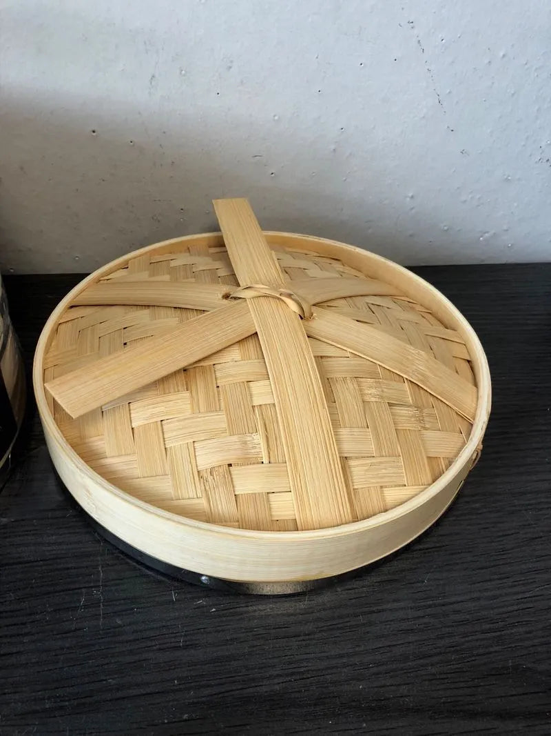 Cesta de vapor de bambu
