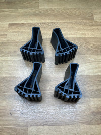 4 Protectores Antideslizantes para Patas de Escalera de Goma
