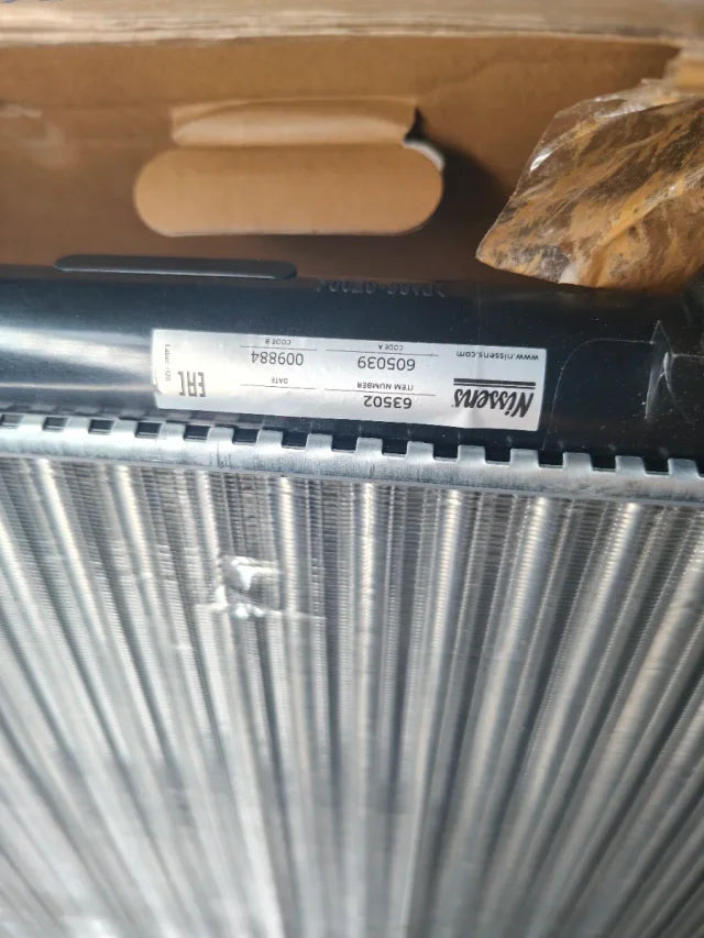 NISSENS 63502 Radiador Refrigeración Motor