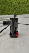 Bomba de barril de lluvia con batería (12 V, 1500 l/h