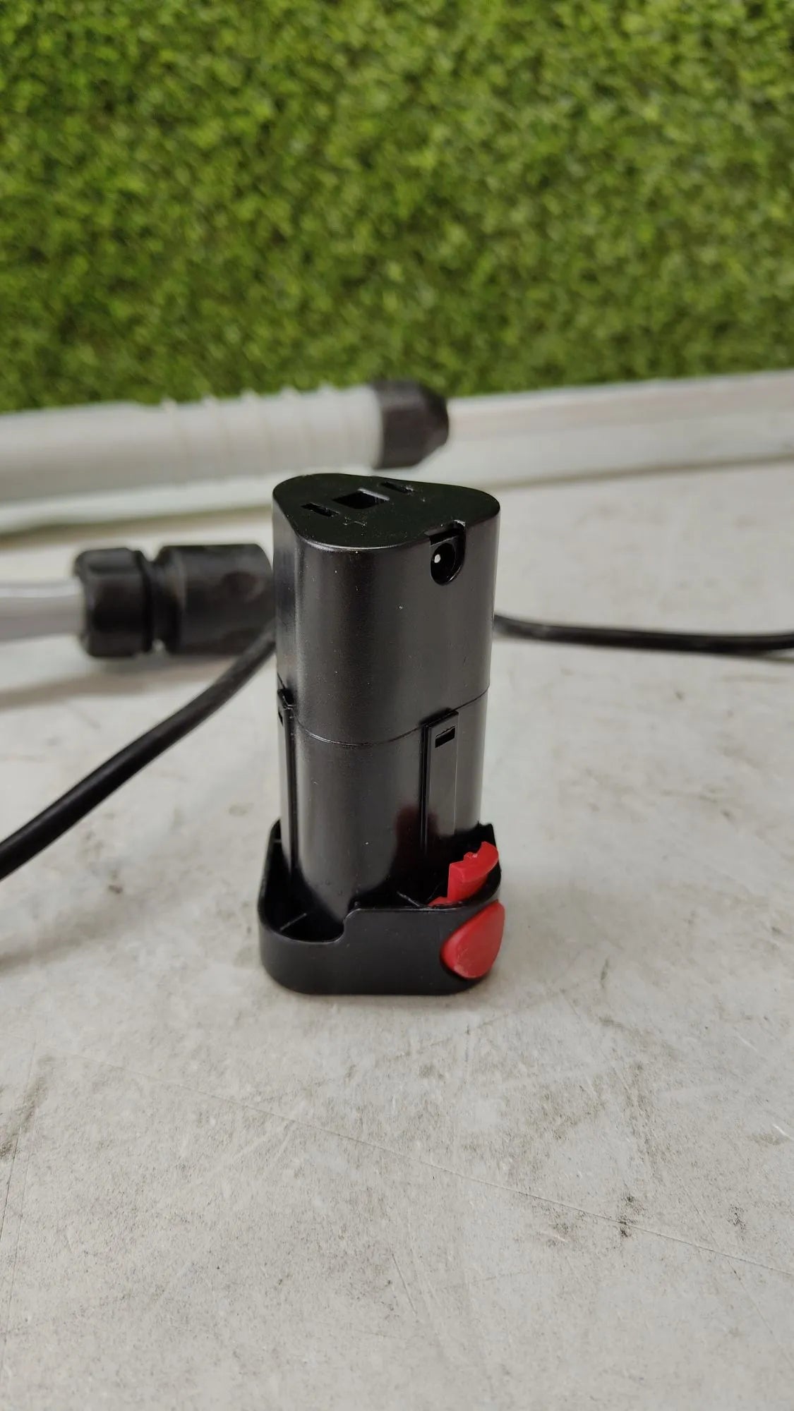 Bomba de barril de lluvia con batería (12 V, 1500 l/h