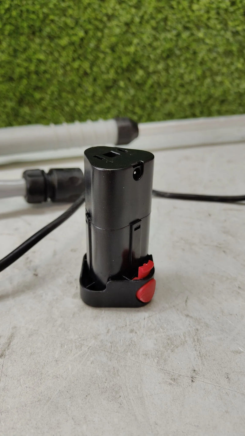 Bomba de barril de lluvia con batería (12 V, 1500 l/h