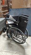 Silla de ruedas plegable, Acero, Basic Colors, Asiento 46cm