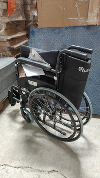 Silla de ruedas plegable, Acero, Basic Colors, Asiento 46cm