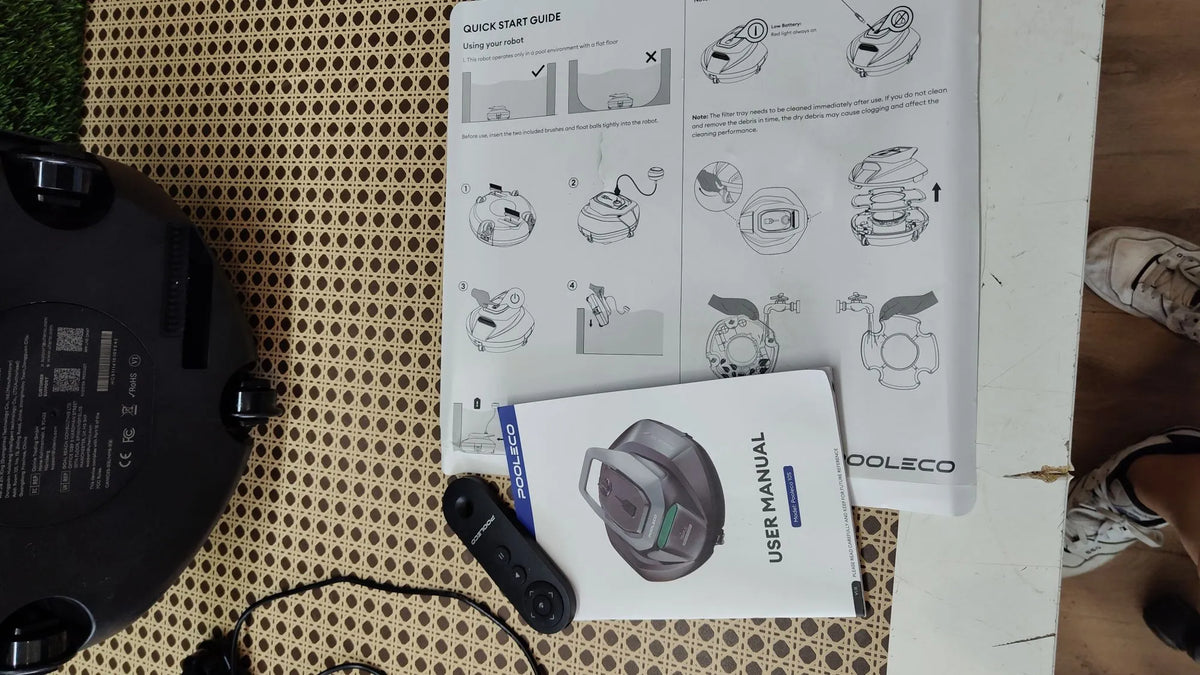 Limpiafondos Inalámbrico con App y Mando, 3 Motores