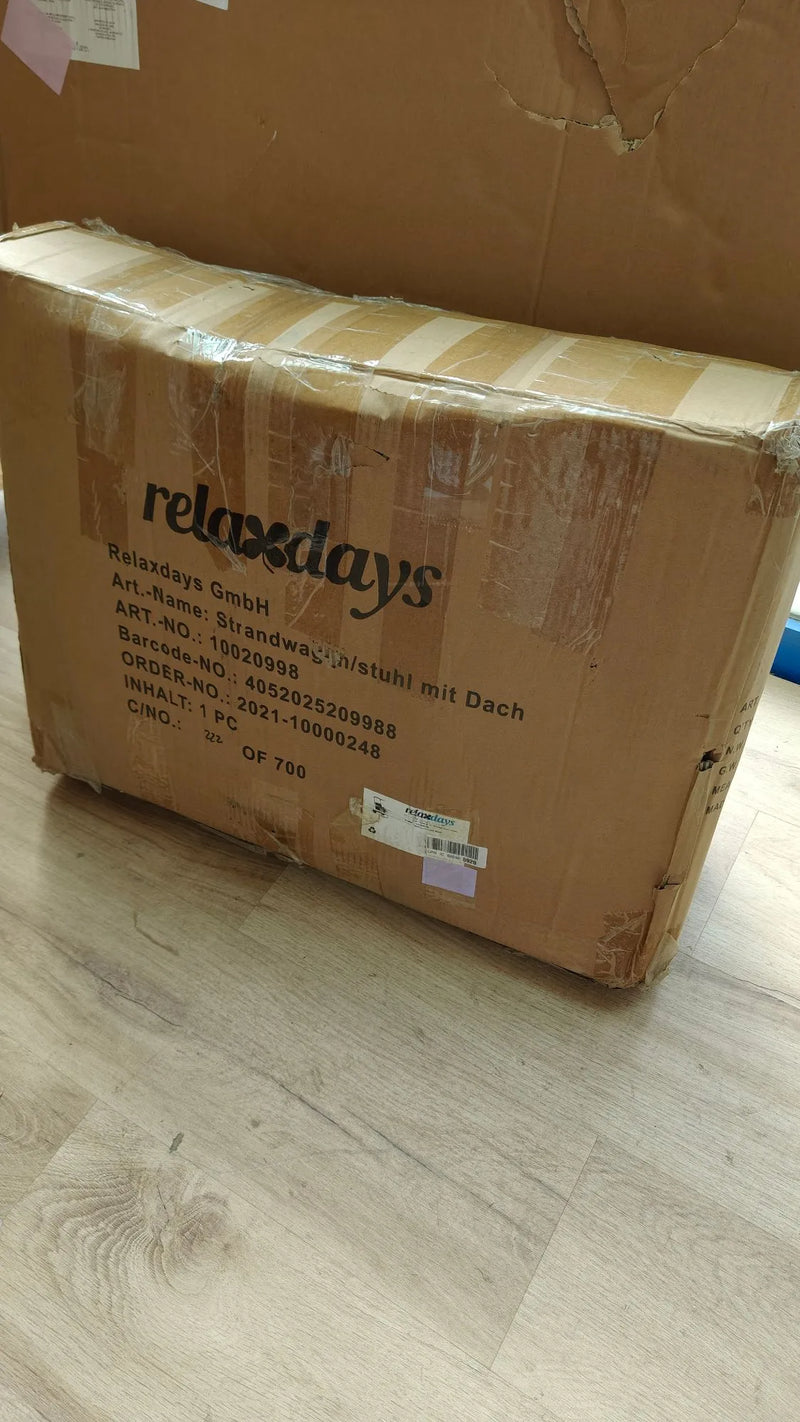 Carrito de playa plegable Relaxdays